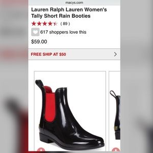 Ralph Lauren Short Rain Boots