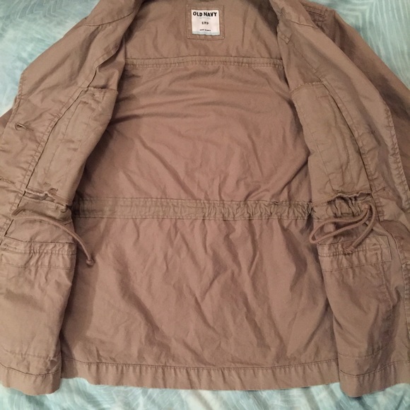 Old Navy Khaki Utility Jacket! - Picture 3 of 4