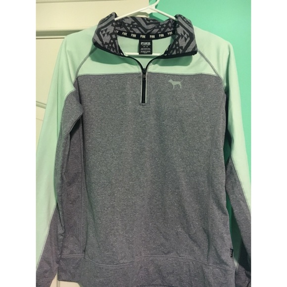 VS pink half zip