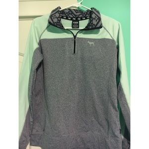 VS pink half zip