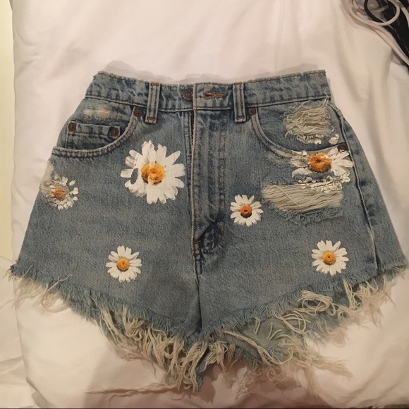 LF Pants - Sunflower Jean Shorts