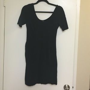 Casual black dress