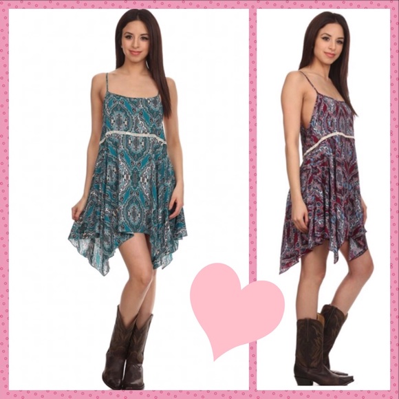 💥HP 2/26💥ADORABLE ASYMMETRICAL HEM SUNDRESS! - Picture 2 of 2