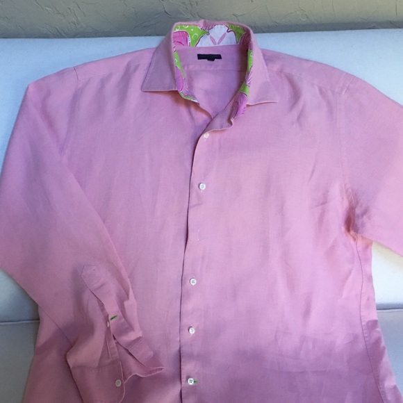 Men's Lilly Pulitzer linen shirt