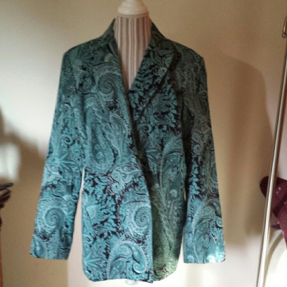 Green/black blazer