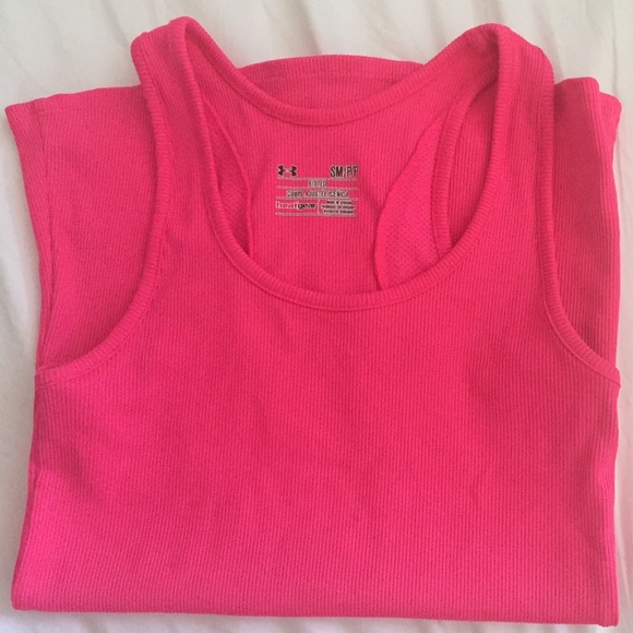 Under Armour Fitted Pink Workout Tank