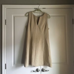 Lilly Pulitzer Metallic Stripe Knit Dress XL