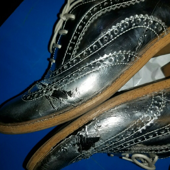 Silver Sam Edelman Loafrers - Picture 4 of 4