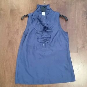 J. Crew blue sleeveless top