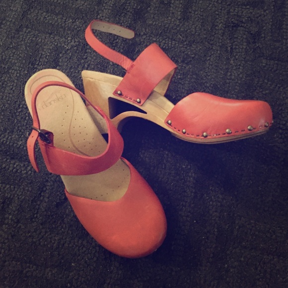 Dansko clogs! Awesome Coral color