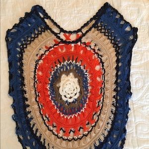 Crocheted vintage top