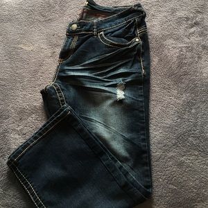 Denim Capri's