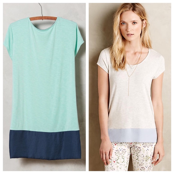 Anthro Dolan Pipa Color Block Tee