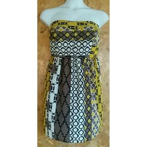 Torrid Geometric Strapless Dress