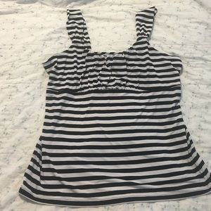 NWT Stripe stretchy tank top