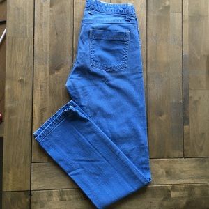 Boden Bright Blue Skinny Jeans size 4R