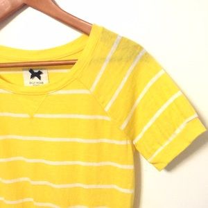 Gilly Hicks Sunshine Yellow Stiped Tee