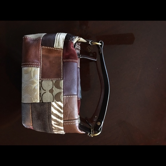 Coach patchwork baguette