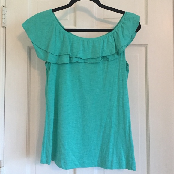 Lilly Pulitzer teal green top rsize medium