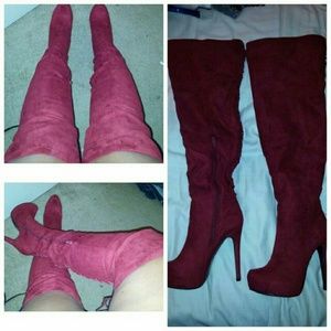 Over the knees boots