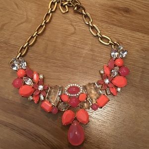 Jcrew pink and orange necklace