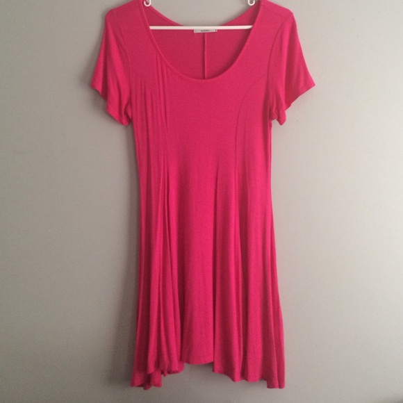 Pink T-shirt dress! Extremely comfortable!