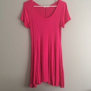 Pink T-shirt dress! Extremely comfortable!