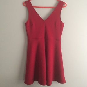 Fit and Flare, red dress!