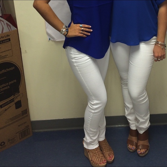 Hollister Denim - Hollister White Skinny Jeans