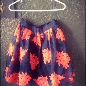 Anthropologie a-line skirt