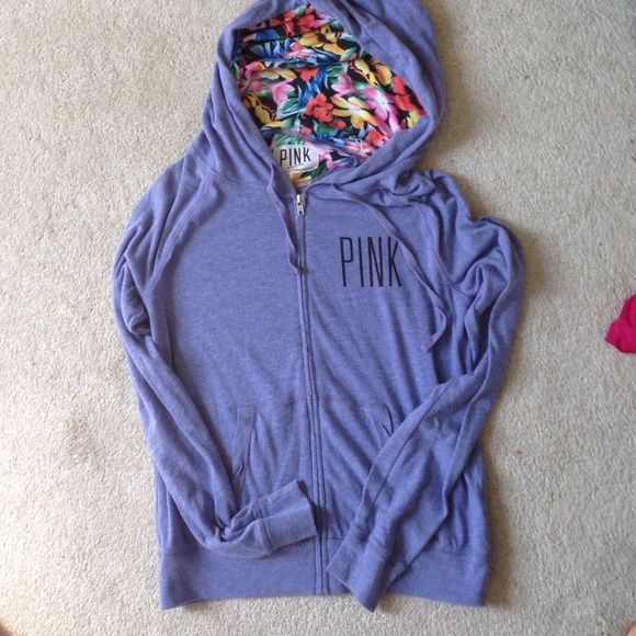 Victoria's Secret Tops - VS Pink Zip Up sweatshirt 🚨CLOSET CLOSING🚨