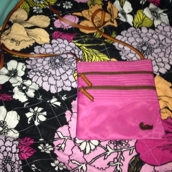 Pink Dooney and Burke satchel