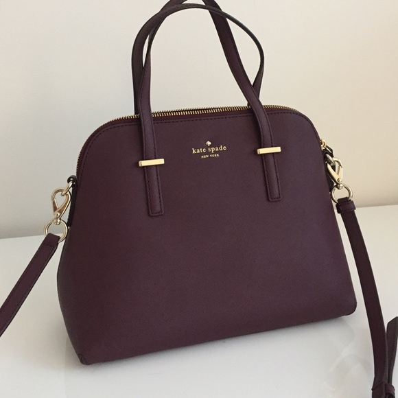 Kate Spade Maise cedar street in mulledwine