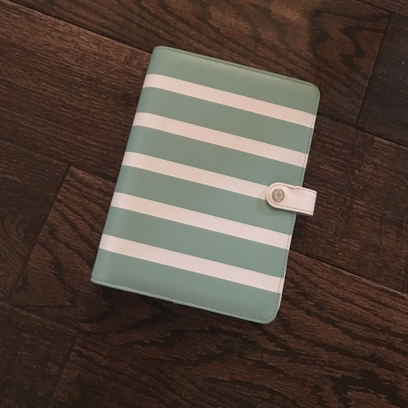 Color Crush A5 Teal Stripe Planner