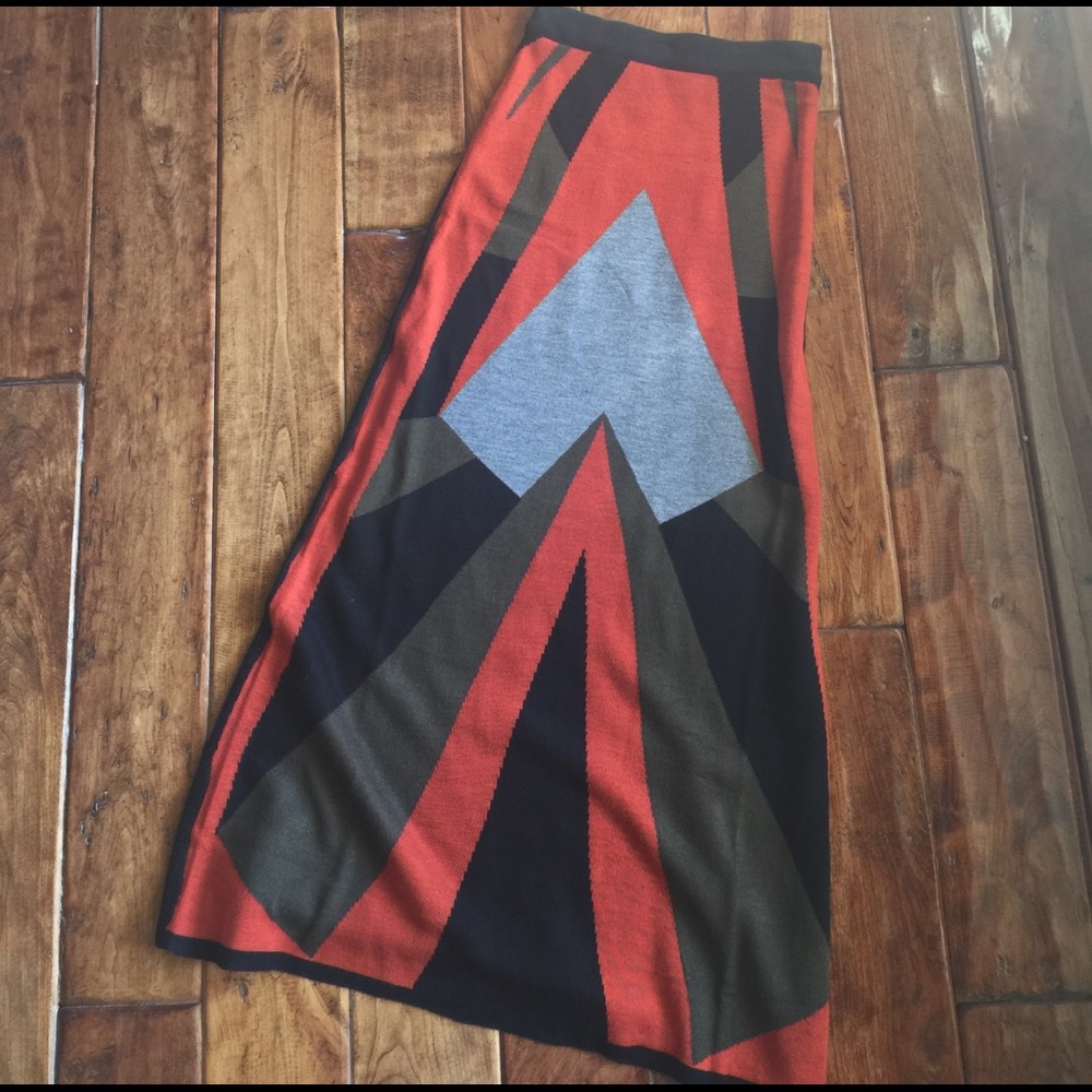 Graphic print skirt