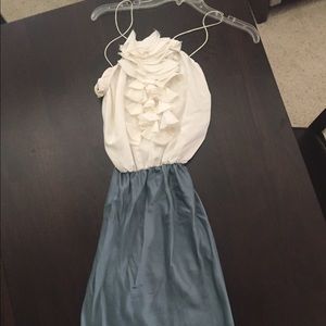 silk rayon halter dress