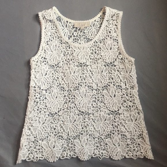 White lace pattern top