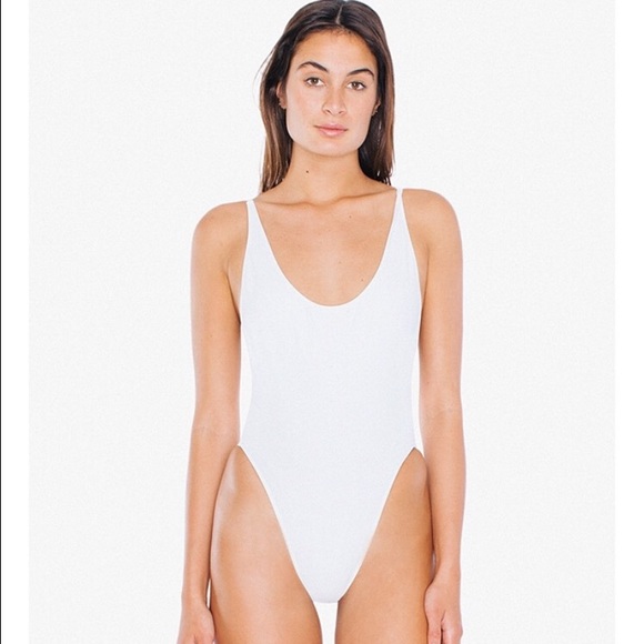 American Apparel Nylon Tricut High Cut One Piece