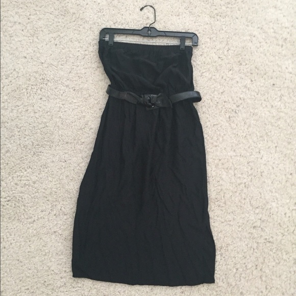 silk strapless dress