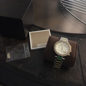 Authentic Two Toned Michael Kors Parker watch
