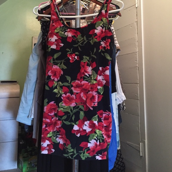 Rose cotton short dress from Forever 21