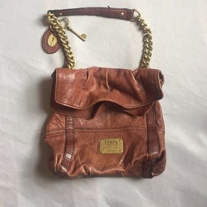 Distressed Fossil leather purse