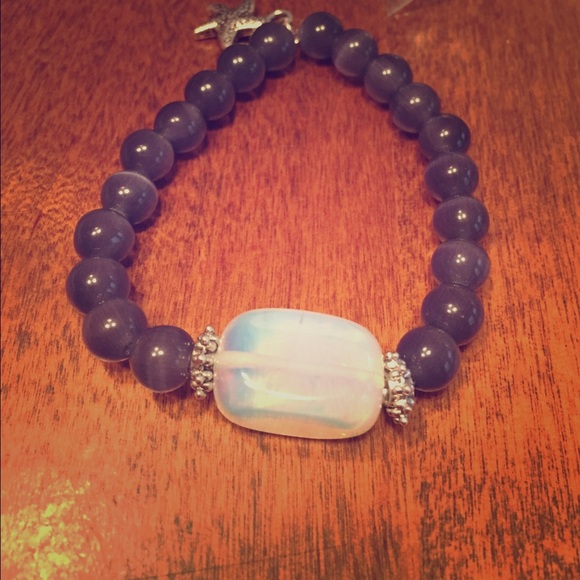 Handmade one of a kind opalite bracelets!