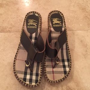 Burberry Wedge Sandal