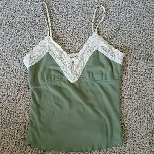 Abercrombie lace trimmed camisole