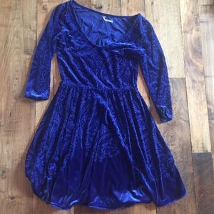 Free people velvet dress