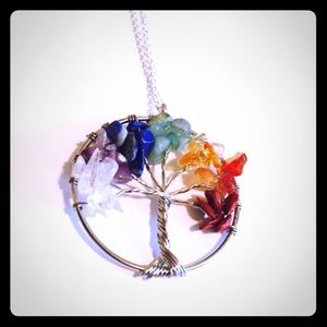 Hand-made tree of life necklace