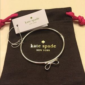NWT Kate spade skinny mini bow bangle