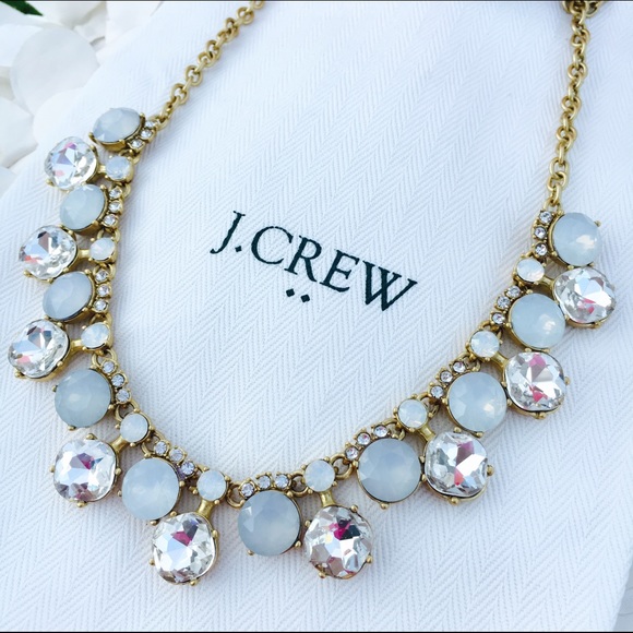 J. Crew Jewelry - NWT J Crew Crystal Rhinestone Statement Necklace