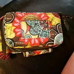 Vera Bradley Flower Shower Wristlet New